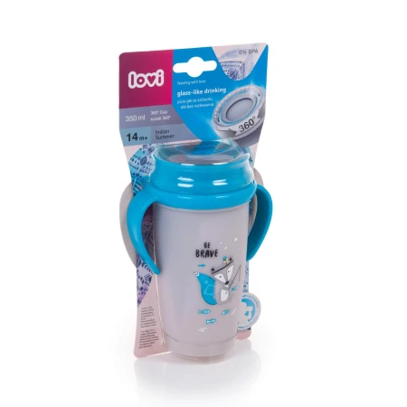 LOVI Bicchiere 360 ACTIVE 350ml (+14 mesi) - INDIAN SUMMER Boy