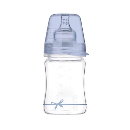 Biberon Vetro  DIAMOND GLASS BABY SHOWER  Boy 150ml-250ml Lovi