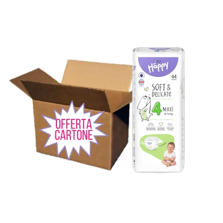 CARTONE Tg.4 (8-14kg) - 240pz
