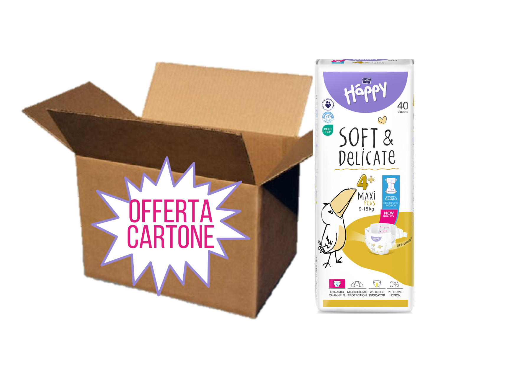 CARTONE Tg.4+ (9-15kg)