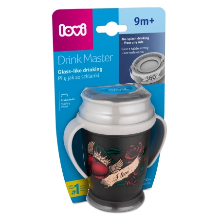 LOVI Bicchiere 360 JUNIOR 250 ml (mesi 9+) - I Love