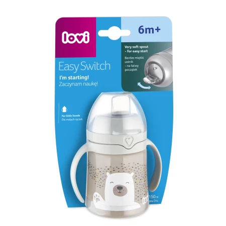 LOVI Bicchiere First Cup Easy Switch 150ml Buddy Bear