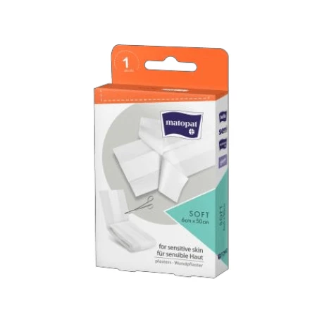 Cerotti SOFT PLASTER 6X50CM Bianco / In Tessuto non tessuto