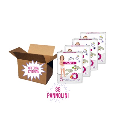 CARTONE PANTS TG.5 (11-18KG) - 4 CONFEZIONI