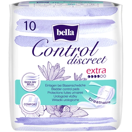 ASSORBENTI BELLA CONTROL DISCREET EXTRA A10 NEW OPEN