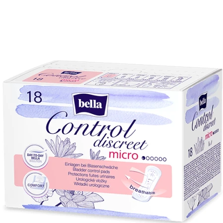 ASSORBENTI BELLA CONTROL DISCREET MICRO A18 NEW OPEN