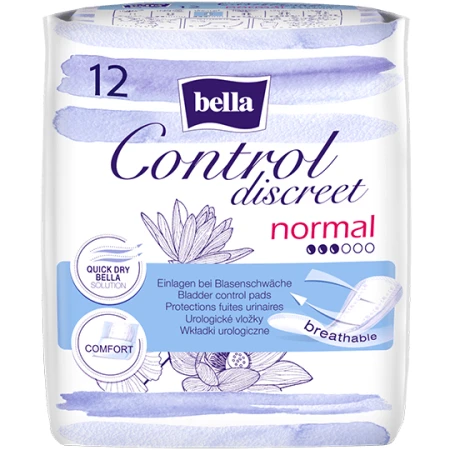 ASSORBENTI BELLA CONTROL DISCREET NORMAL A12 NEW OPEN