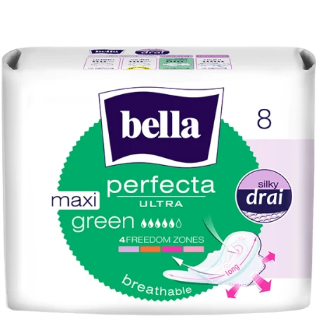 ASSORBENTI Bella Perfecta Ultra MAXI GREEN 8pz