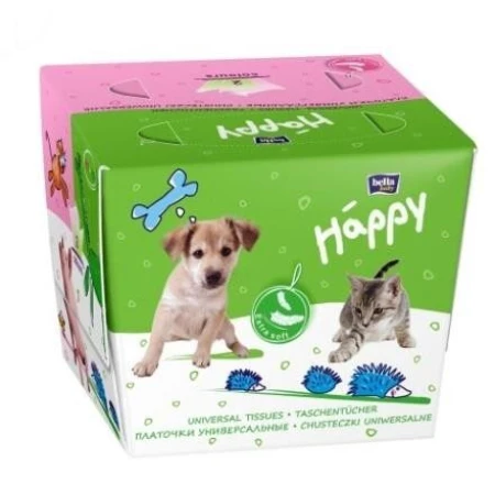 FAZZOLETTINI BICOLOR CANE 80PZ