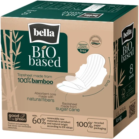 ASSORBENTI BIO BASED - BAMBOO LONG (Con ali) A8
