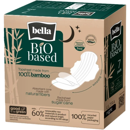 ASSORBENTI BIO BASED - BAMBOO NIGHT (Con ali) A7