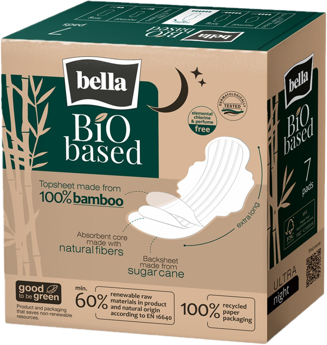 ASSORBENTI BIO BASED - BAMBOO NIGHT (Con ali) A7