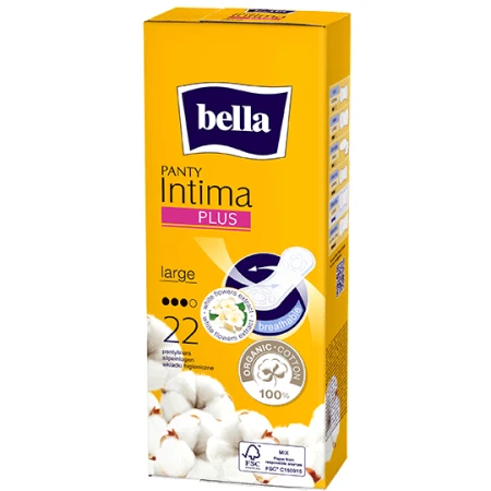 INTIMA PLUS LARGE 22pz  < 2 mm  - con un delicato profumo di fiori bianchi