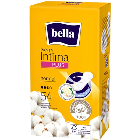 INTIMA PLUS NORMAL 54pz< 2 mm - con un delicato profumo di fiori bianchi