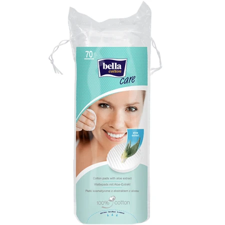 Dischetti tondi 100% COTONE Con Estratto di Aloe 70PZ