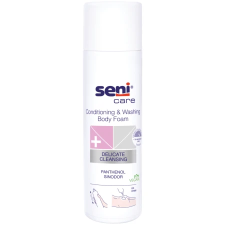 SENI CARE Schiuma detergente e nutriente - senza risciacquo