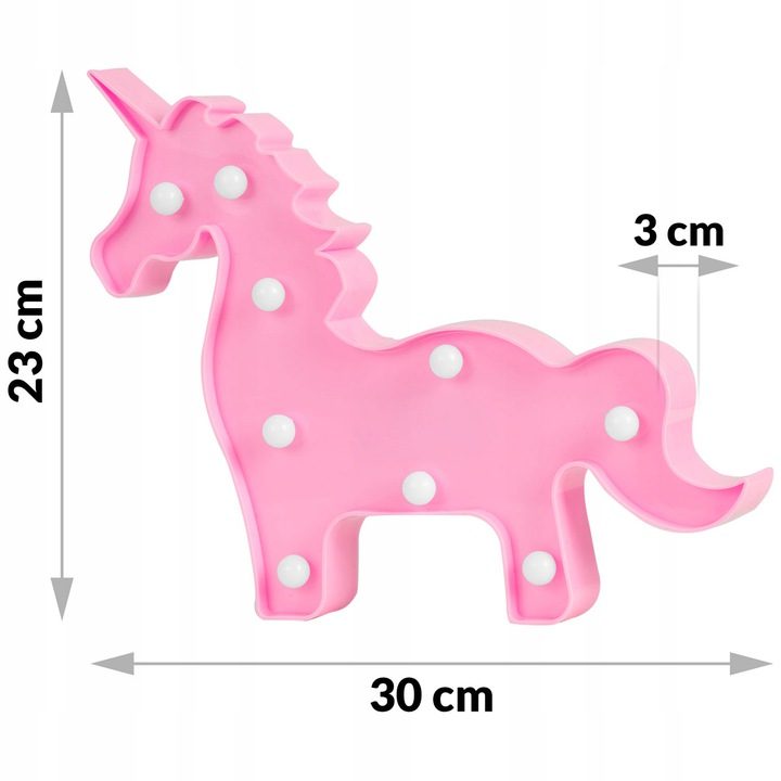 Lampada cameretta - Unicorno