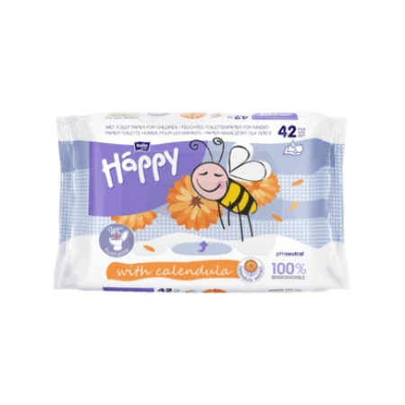 SALVIETTE BIODEGRADABILI BABY/KIDS – WC con Calendula