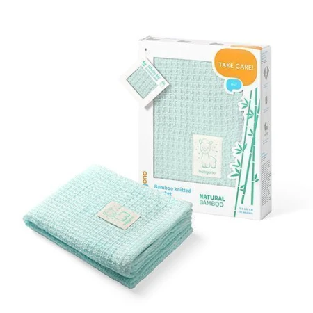 Copertina in Bamboo lavorata a maglia Babyono