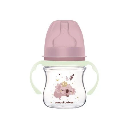 Biberon Sleepy Koala Girl Anticolica con maniglie luminose - Canpol Babies
