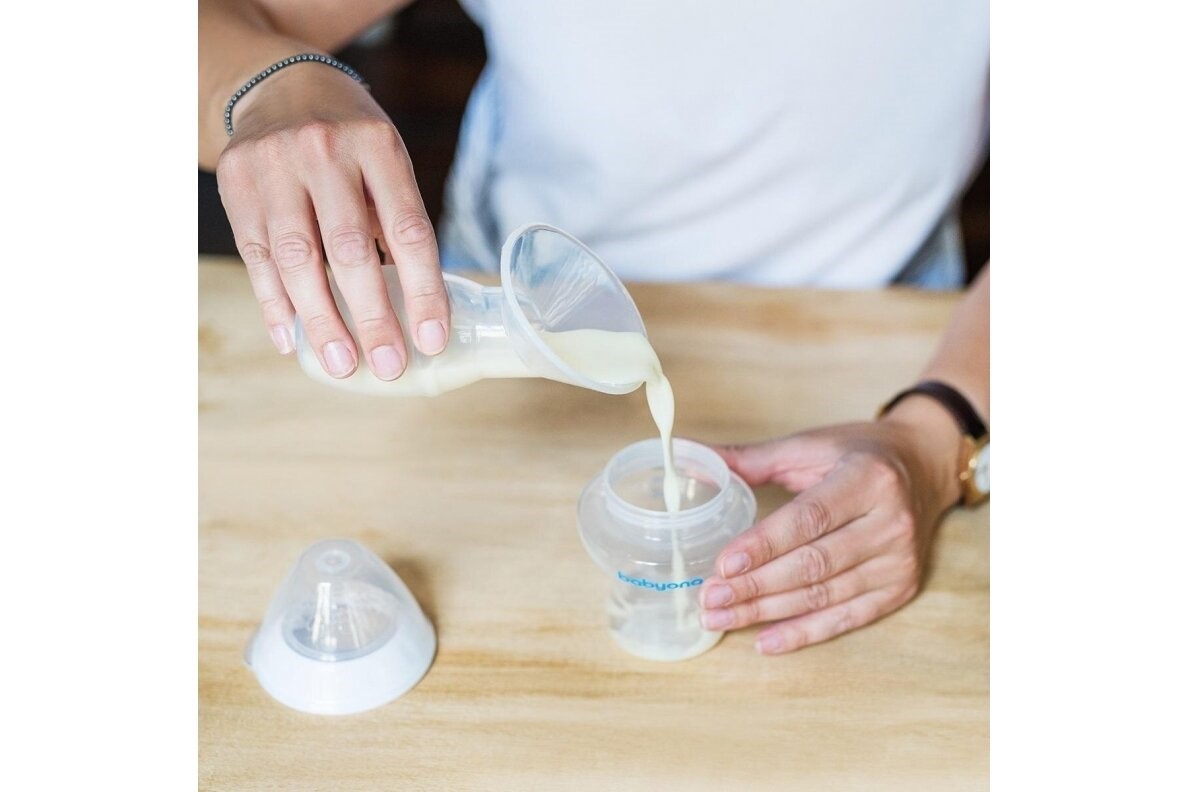 Tiralatte e raccoglitore in silicone - Babyono
