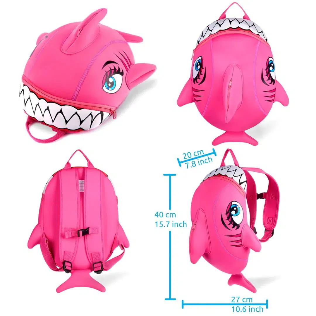 Zaino SHARK Rosa - Crazy Safety