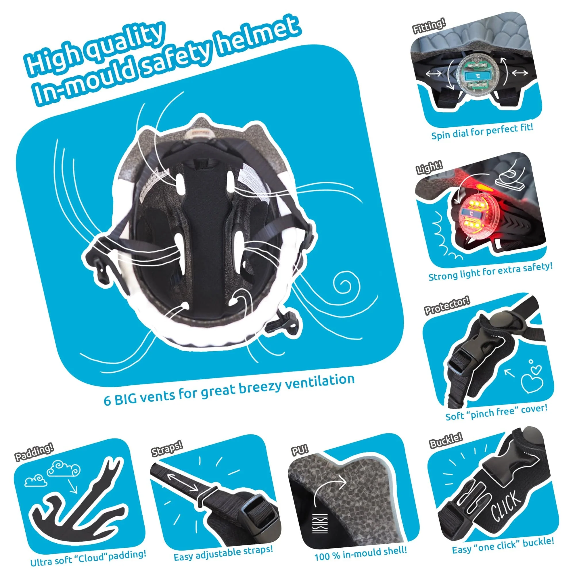 Casco da bici/monopattino PANTHER - Crazy Safety
