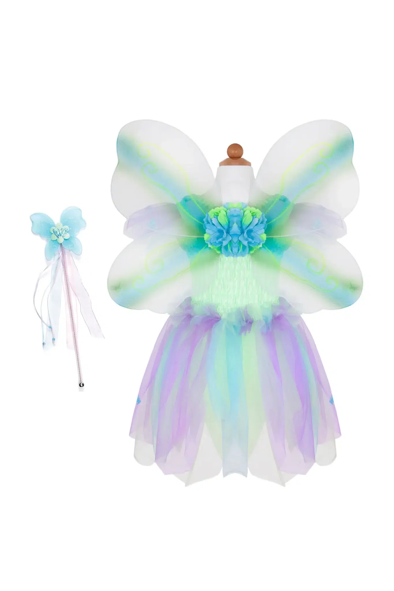 Abito Farfalla con ali e bacchetta multicolor - Great Pretenders