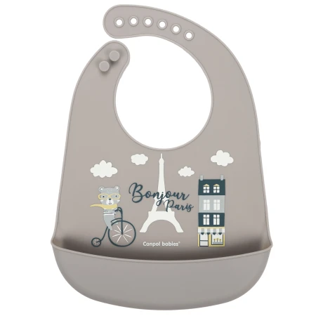 Bavaglino in silicone BONJOUR PARIS - Canpol
