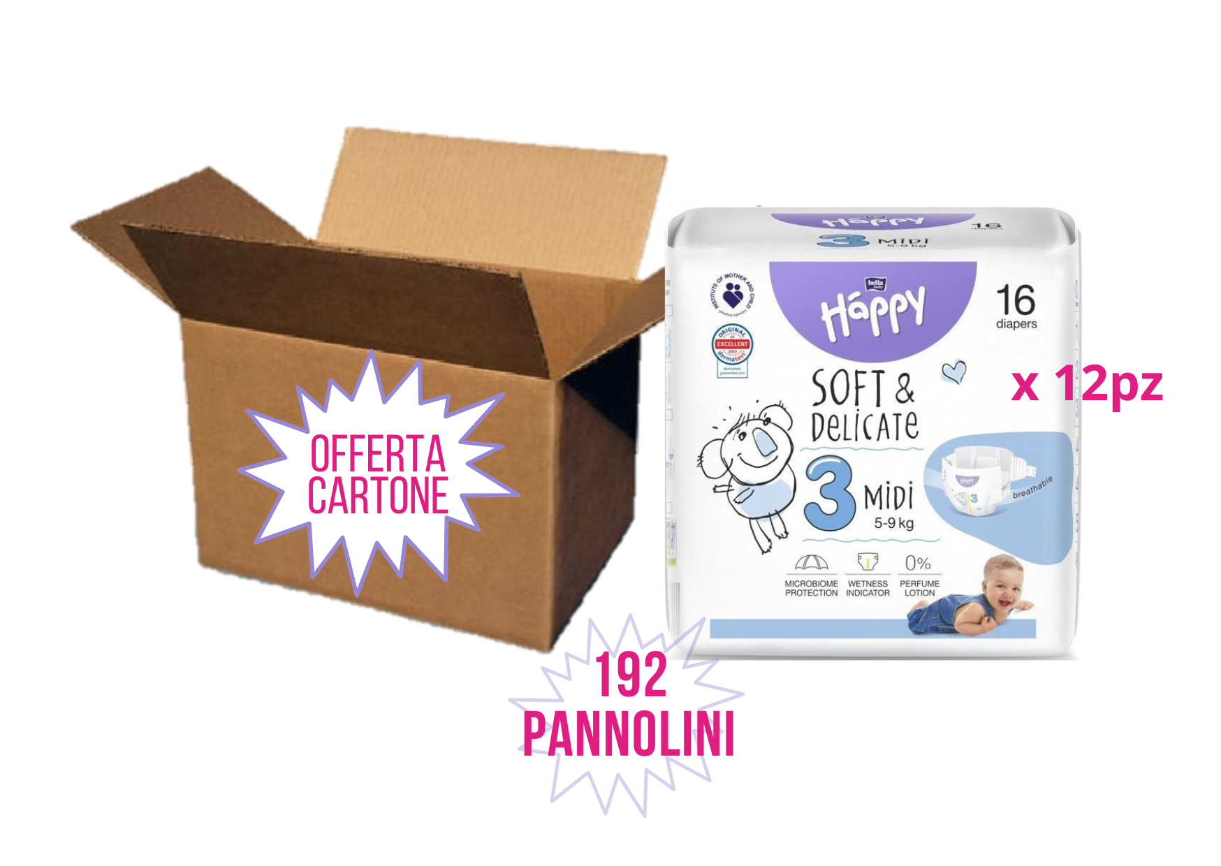 CARTONE Tg.3 (5-9kg) - Formato Pocket