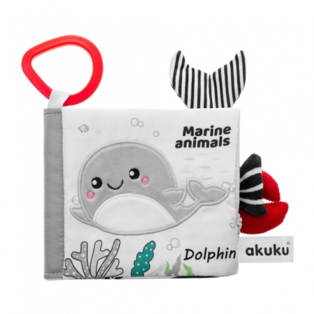 Libro Sensoriale ANIMALI MARINI - Akuku